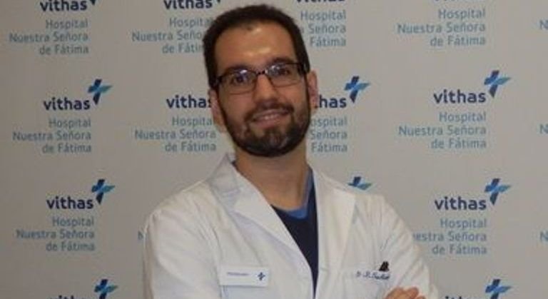 Pedro Santamaría Gargamala, en el hospital Vithas Fátima.