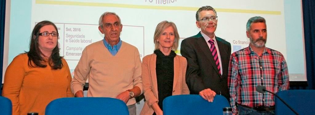 La secretaria xeral de Emprego, Covadonga Toca, y el presidente de Fundamar, Javier Touza, presentaron la campaña.