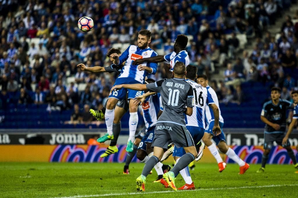 Imagen del partido de esta temporada entre Espanyol y Celta en el estadio de Cornellá-El Prat.