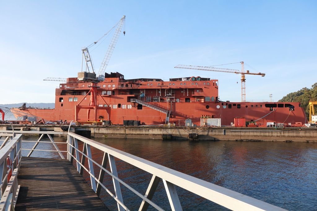 Factorías Vulcano firmó el preacuerdo de venta del ferry el 23 de septiembre a una armadora nacional tras tres años de negociaciones.