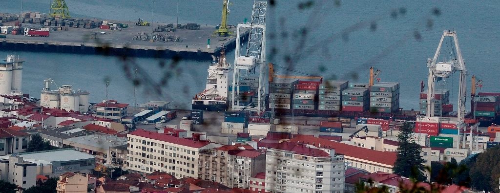 Al puerto de Vigo llegan contenedores procedentes de todo el mundo.