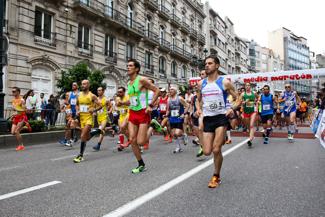 La media maratón de Vigo se disputó el pasado año en mayo.