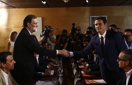 Rajoy y Rivera