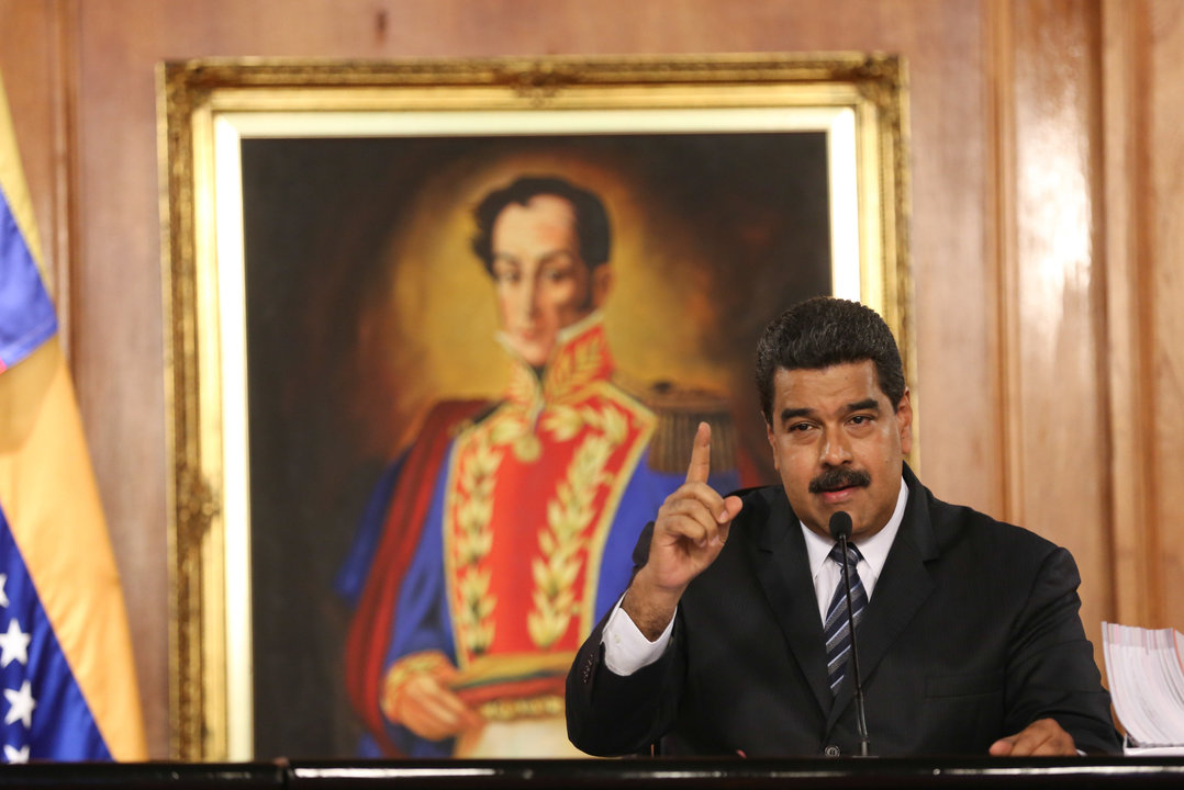 El presidente venezolano, Nicolás Maduro, realizó declaraciones en las emisoras obligatorias de radio y televisión.