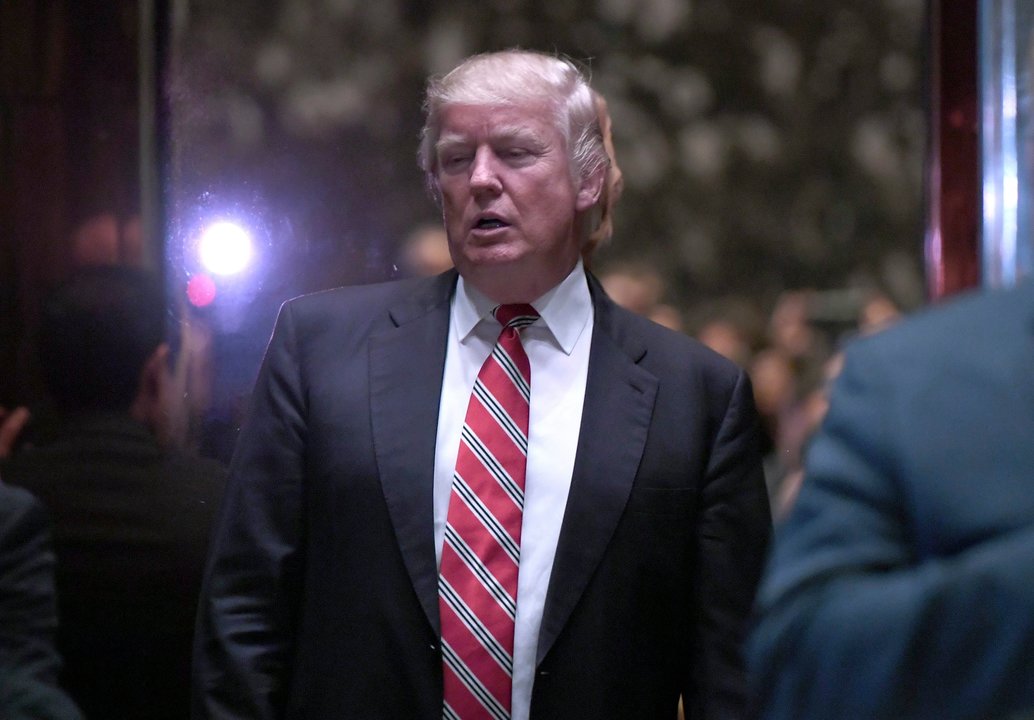 El presidente electo norteamericano Donald Trump, en sus oficinas de Nueva York.