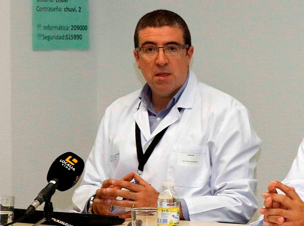 El gerente del área sanitaria de Vigo, Félix Rubial.