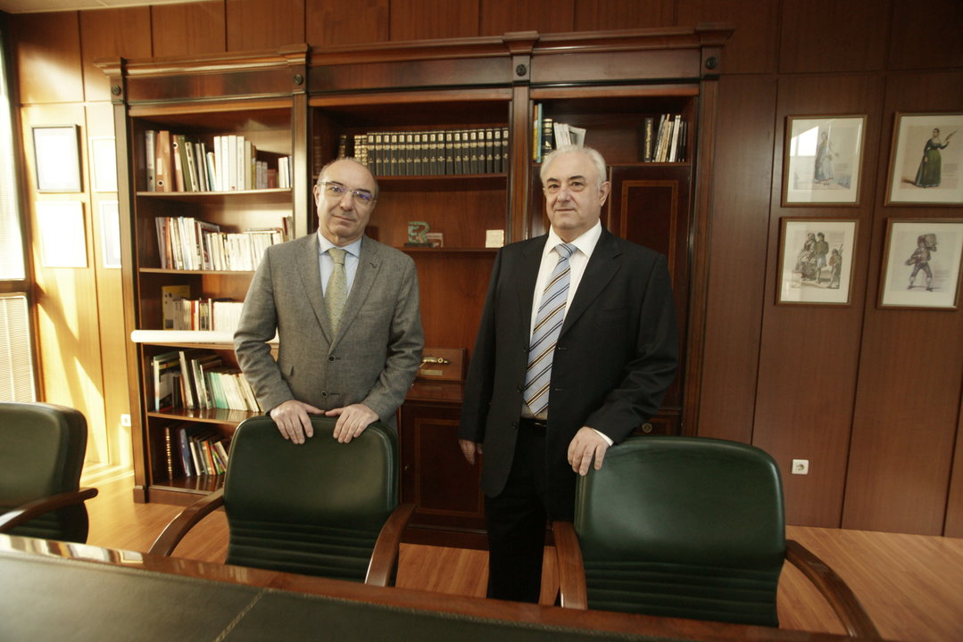 Julio García y Manuel García, director y subdirector general de Brigal.
