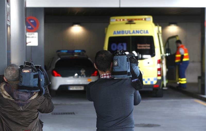 Las urgencias del Complejo Hospitalario Universirario de A Coruña, donde ha sido trasladada Rosario Porto
