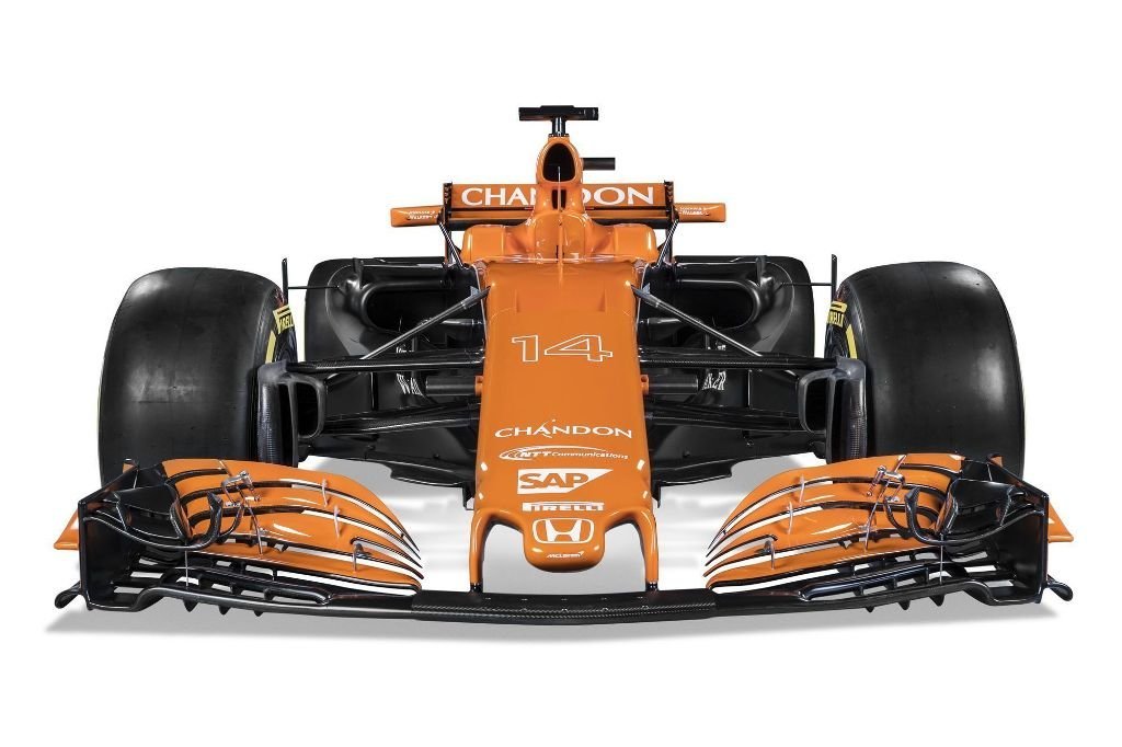 Imagen del McLaren Honda MCL32 que pilotará Fernando Alonso.