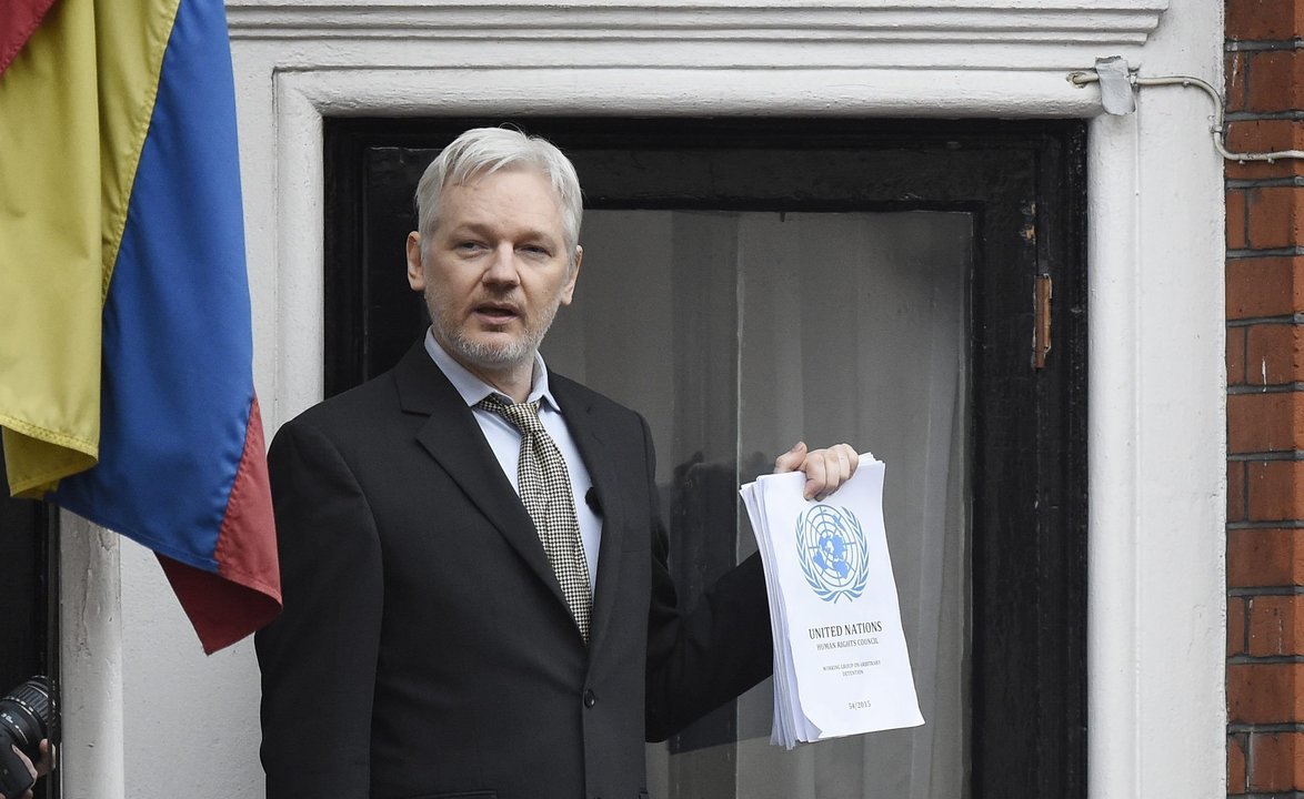 Julian Assange permanece en la embajada de Ecuador en el Reino Unido desde el año 2012.