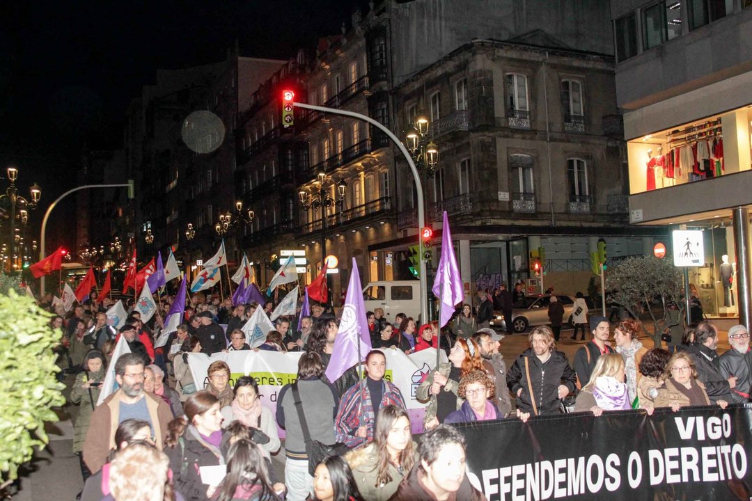 La manifestación por el Día de la Mujer partirá a las 20 horas de la Plaza de Portugal.
