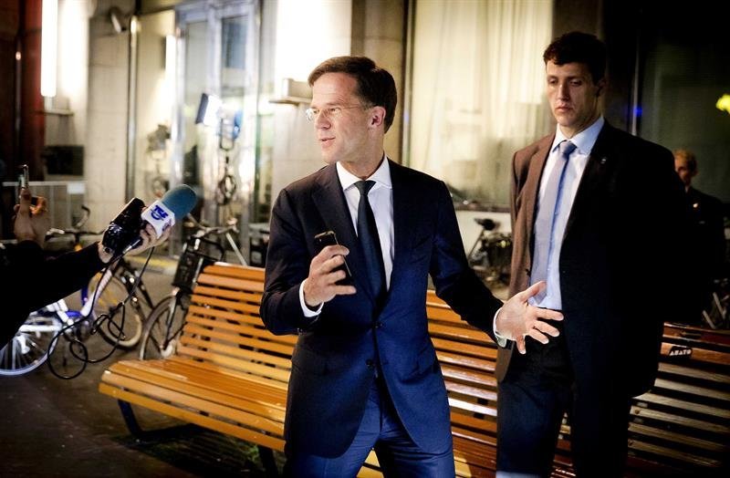 El primer ministro holandés Mark Rutte, del Partido del Pueblo para la Libertad y la Democracia (VVD)