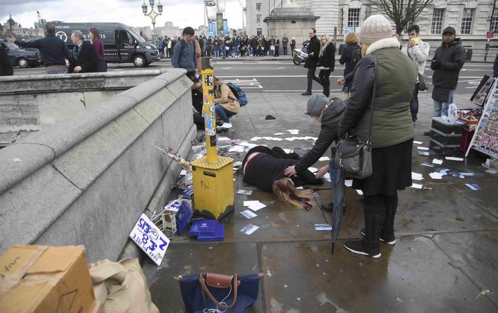 El ataque frente al Parlamento británico en Londres