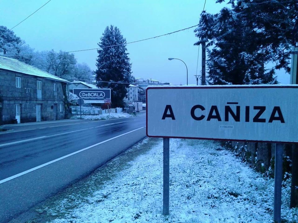 Nieve en a Cañiza