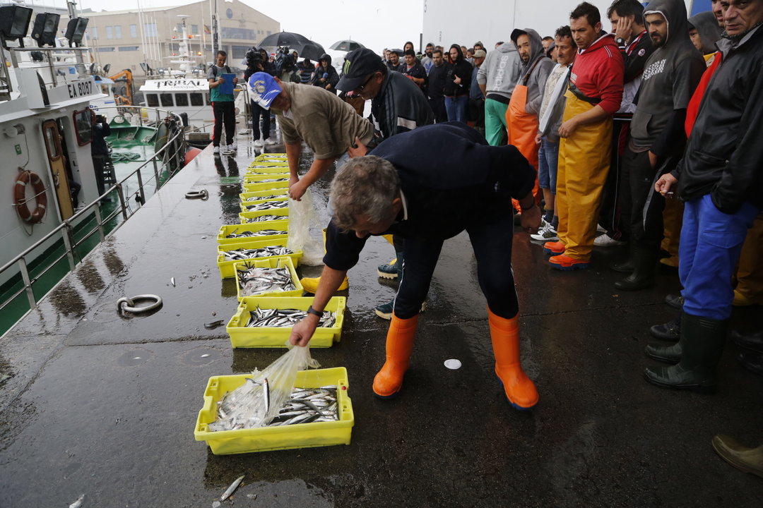 El cerco gallego protestó en Vigo en el año 2015 porque no tenían más cuotas de pesca a mitad de año.