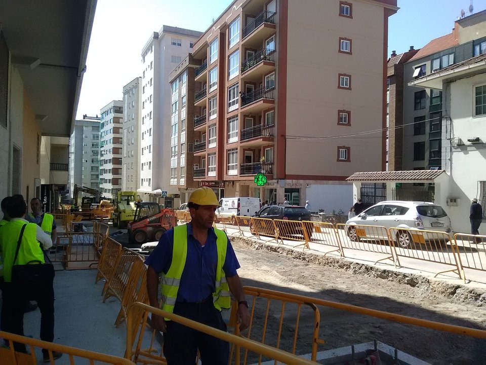 Las obras de la calle Estorniño tienen un plazo de ejecución de cuatro meses.