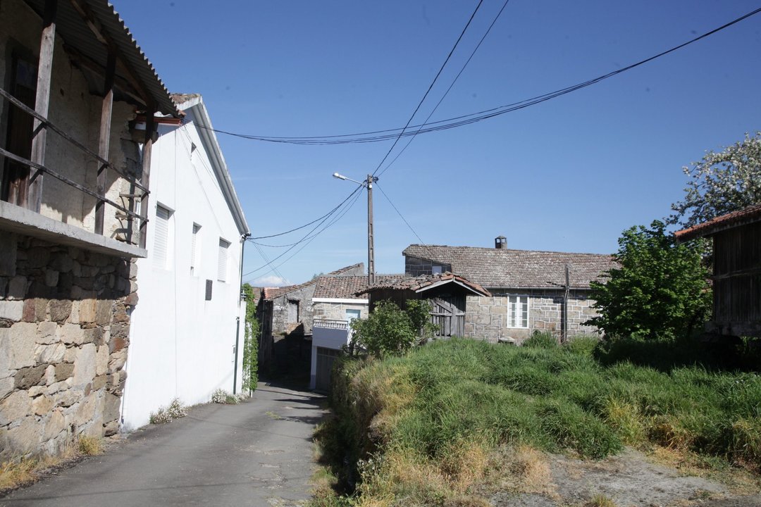 Una calle de la localidad de Grixó, donde se produjo la sustracción del menor.