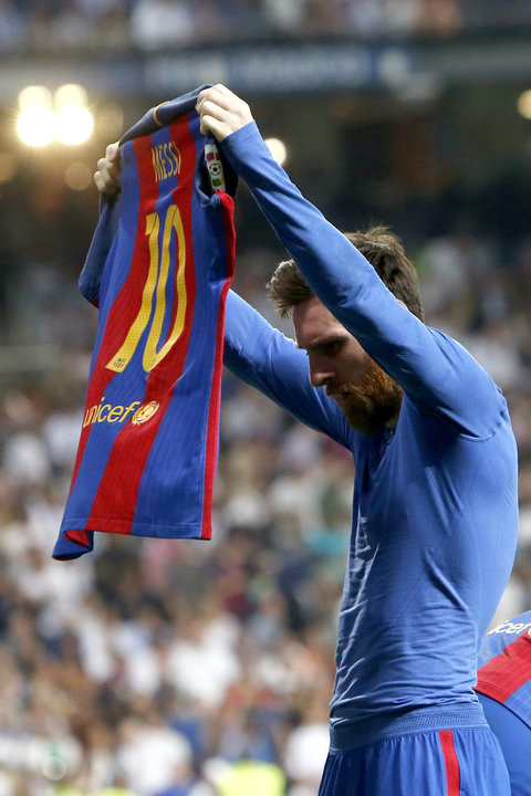 Messi fue el gran protagonista del último clásico con sus dos goles.