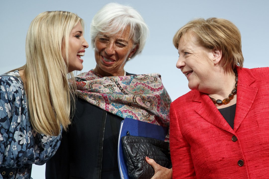 Las mujeres del G20, aliadas por un día
