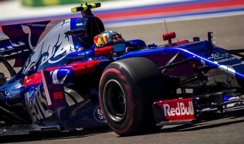 El piloto español de Fórmula Uno Carlos Sainz, de Toro Rosso
