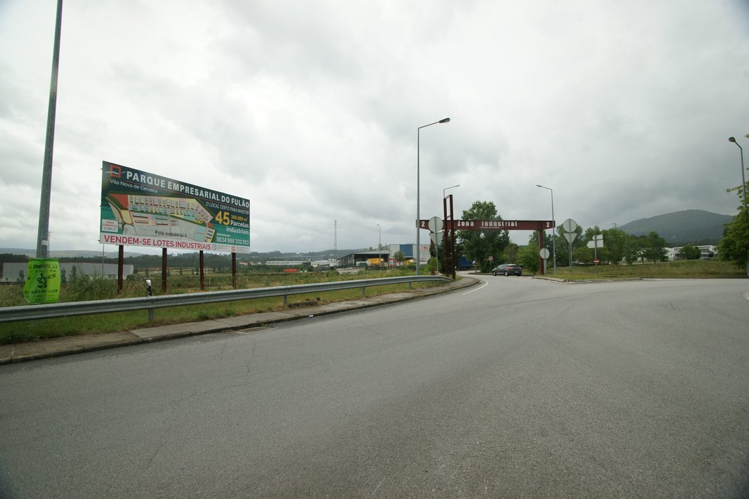 Parque empresarial de Vila Nova de Cerveira, que comercializa parcelas.
