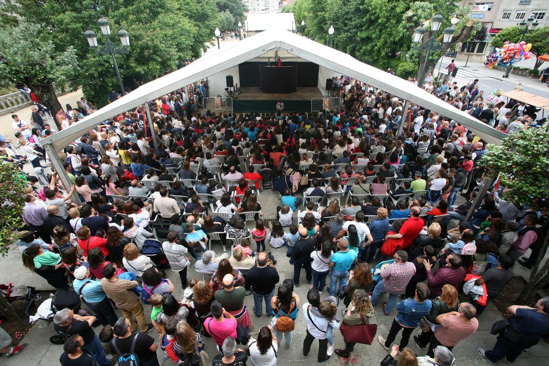 La plaza del Ayuntamiento es uno de los epicentros de las actividades del festival.