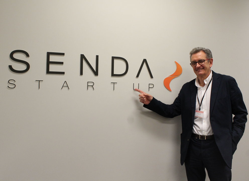 Alberto Casal es el gerente de Senda Startup, que ayer se presentó en la Zona Franca.