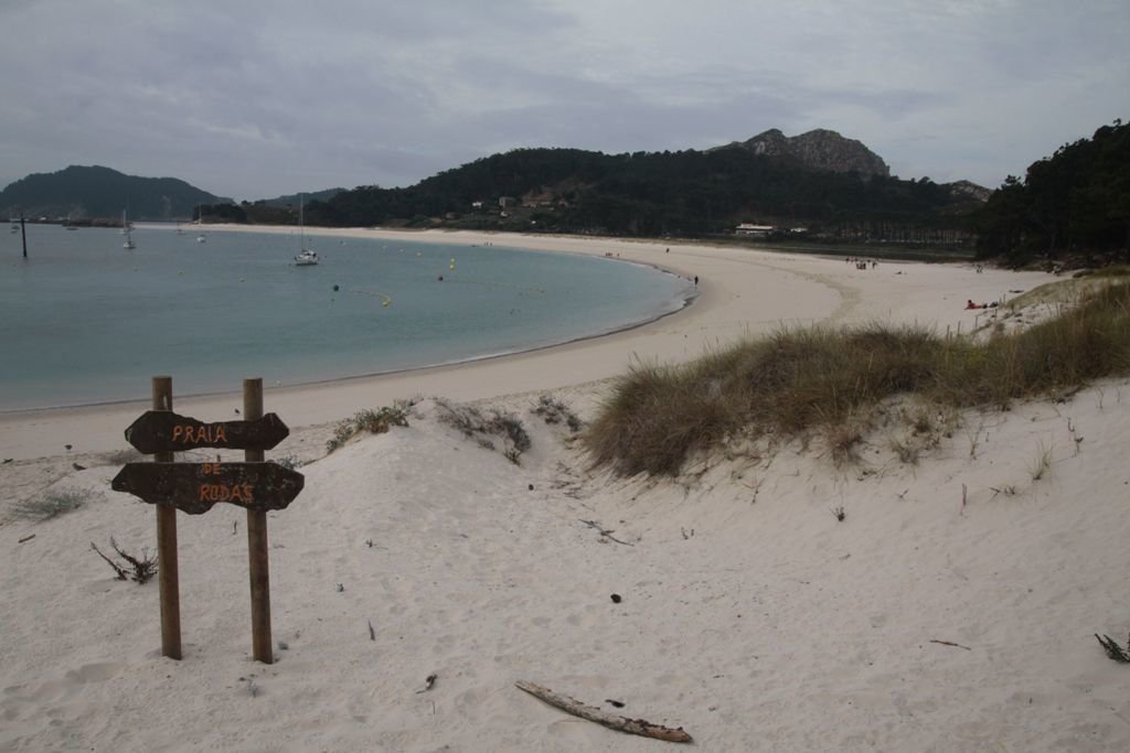 La playa de Rodas, en las Cíes, la imagen icónica del Parque Nacional Islas Atlánticas.