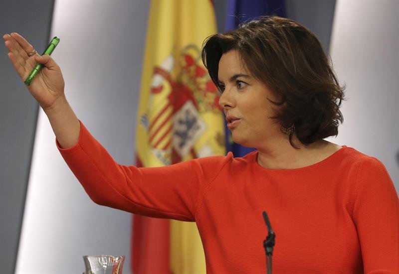 La vicepresidenta del Gobierno y ministra para la Administración Territorial, Soraya Sáenz de Santamaría