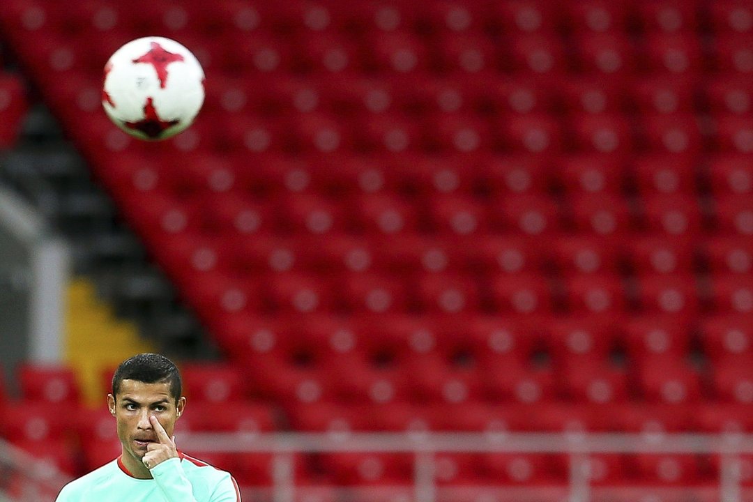 Cristiano Ronaldo se encuentra con Portugal y hoy se medirá a Rusia en la Copa Confederaciones.