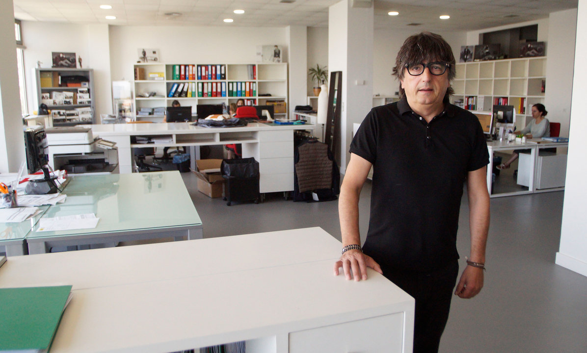 Roberto Do Rego en las oficinas de vigo de la firma textil.