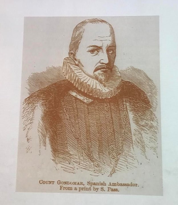 El Conde de Gondomar fue embajador en Inglaterra.
