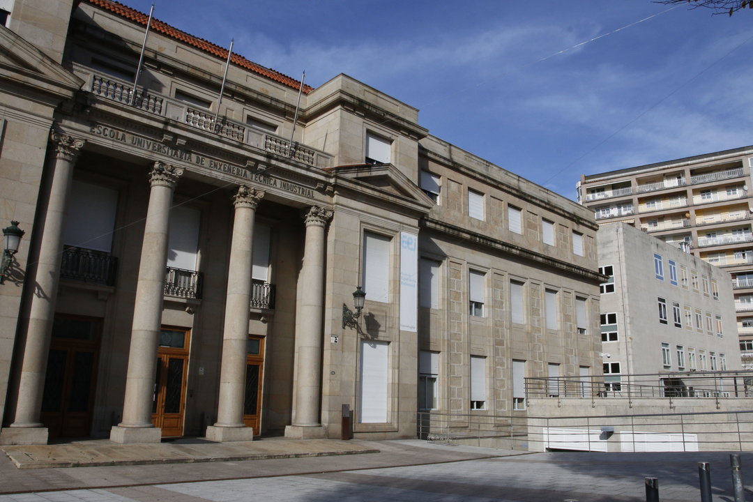 La sede ciudad de la Escuela de Ingeniería Industrial de la Universidad de Vigo.