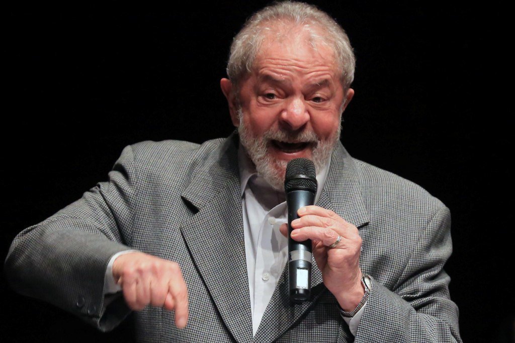 El expresidente de Brasil, Lula da Silva, durante una comparecencia.
