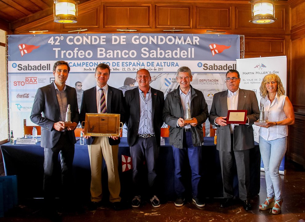 El Trofeo Conde de Gondomar de vela se presentó ayer en el Monte Real Club de Yates.