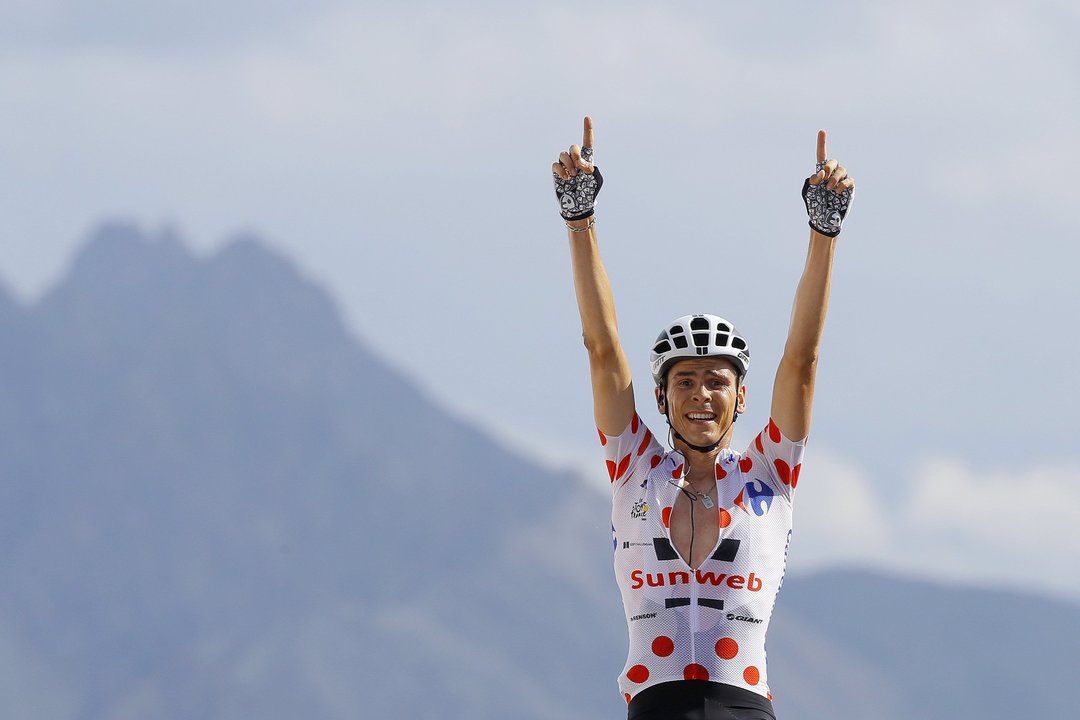 Barguil aseguró ayer el maillot de la montaña al final del Tour.
