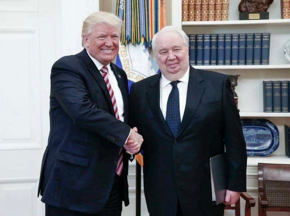 Trump y Kislyak, el pasado 10 de mayo, durante su encuentro en la Casa Blanca.