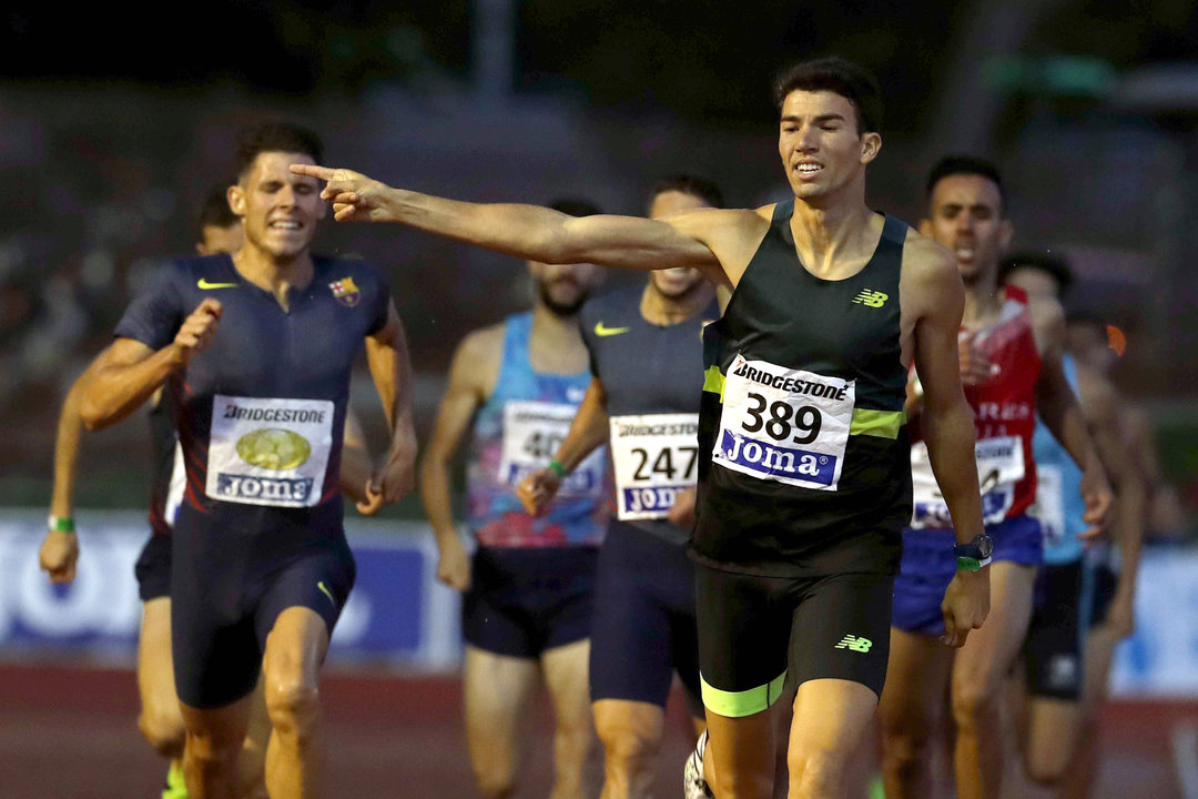 Mechaal, vigente campeón de España en 1.500 metros y 5.000.