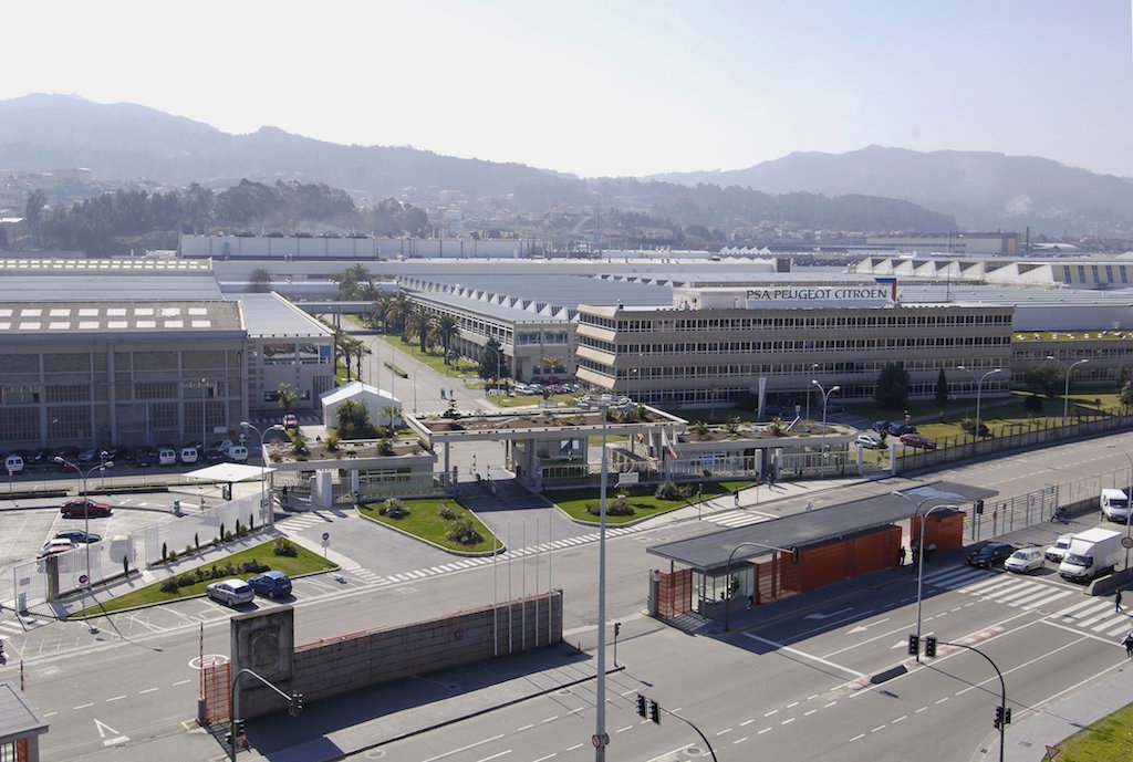 La fábrica del grupo PSA en Vigo