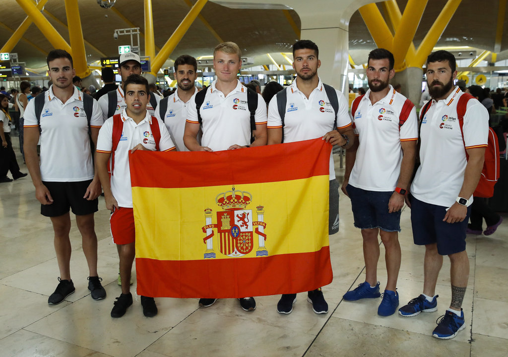 Parte del equipo español, con Germade y Toro, partió ayer de Madrid.