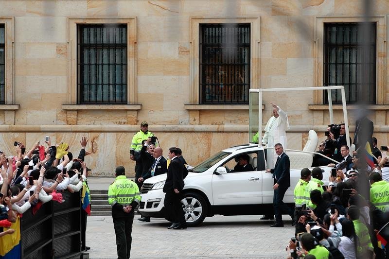 El papa Francisco en Colombia