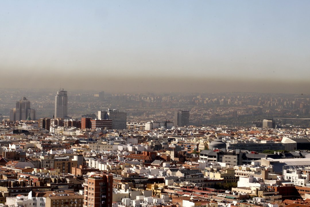 Madrid es una de las ciudades más afectadas por la nube de contaminación.