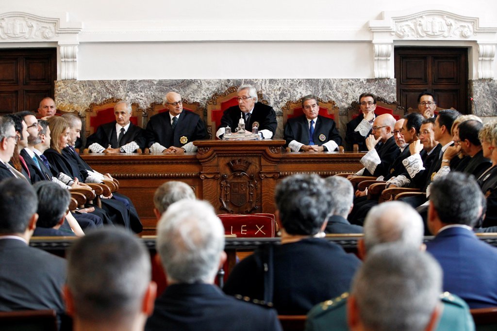 El Palacio de Justicia de A Coruña acogió la sesión solemne de apertura del año judicial gallego.