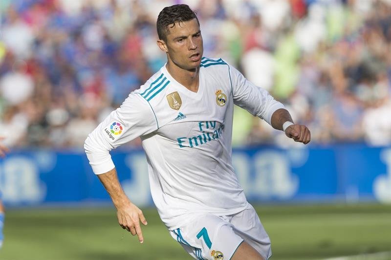 El delantero portugués del Real Madrid Cristiano Ronaldo