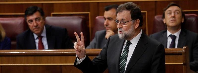 -El presidente del Gobierno, Mariano Rajoy