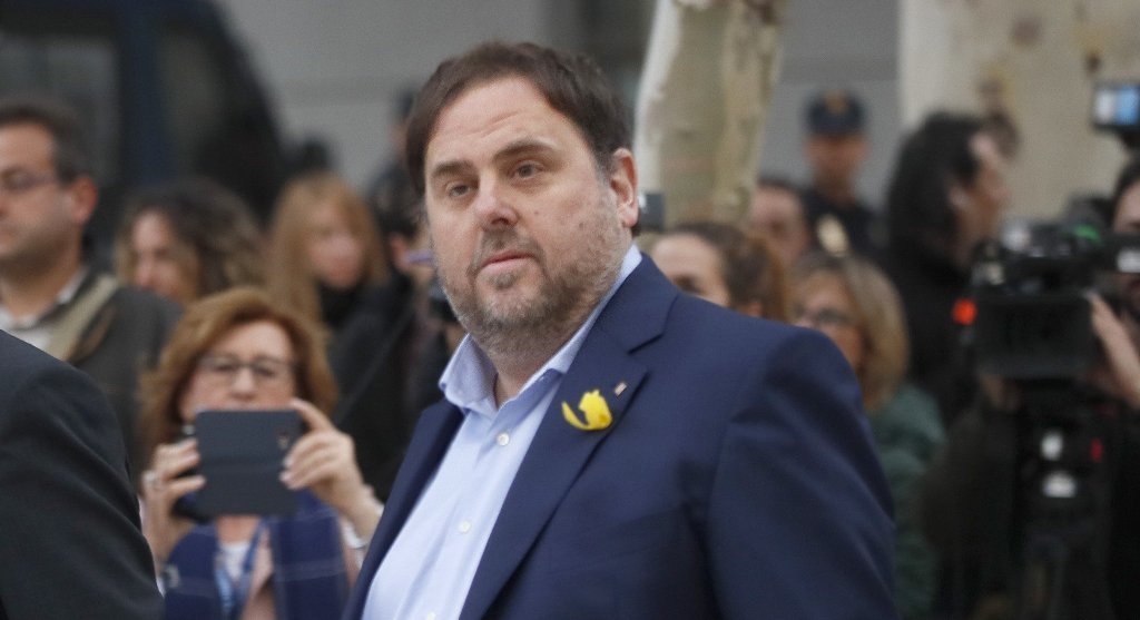 EL vicepresidente cesado de la Generalitat de Cataluña, Oriol Junqueras
