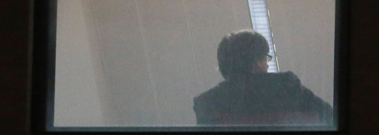 El expresidente de la Generealitat de Cataluña, Carles Puigdemont, en una dependencia de la sede de la Fiscalía belga