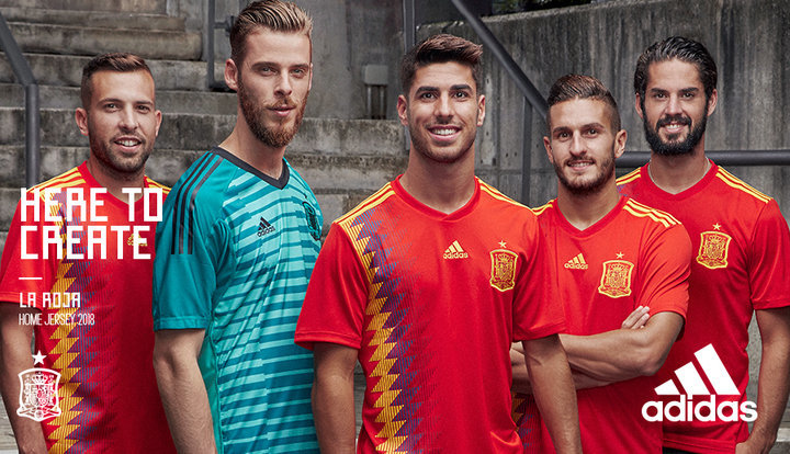 La camiseta de España para Rusia 2018