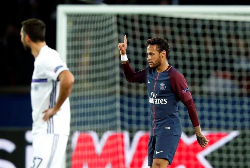 El jugador del París Saint-Germain Neymar