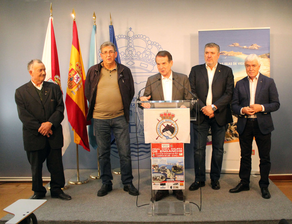 La prueba fue presentada ayer en el Concello de Vigo.